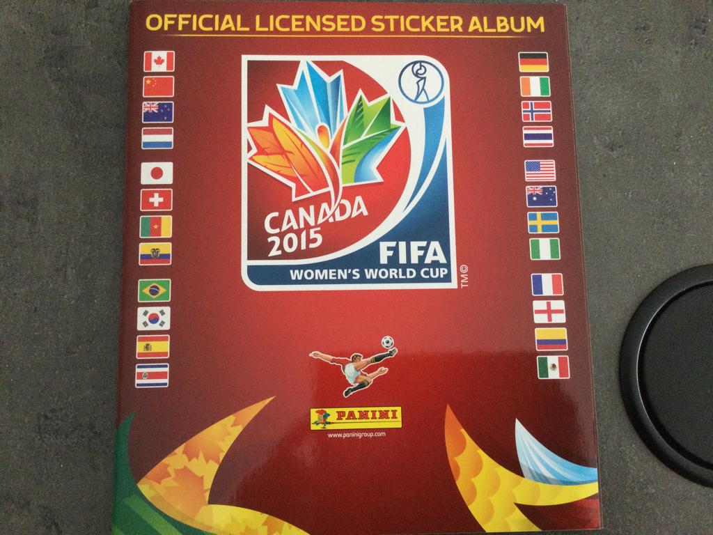 Panini wk women 2015, Ophalen of Verzenden, Zo goed als nieuw