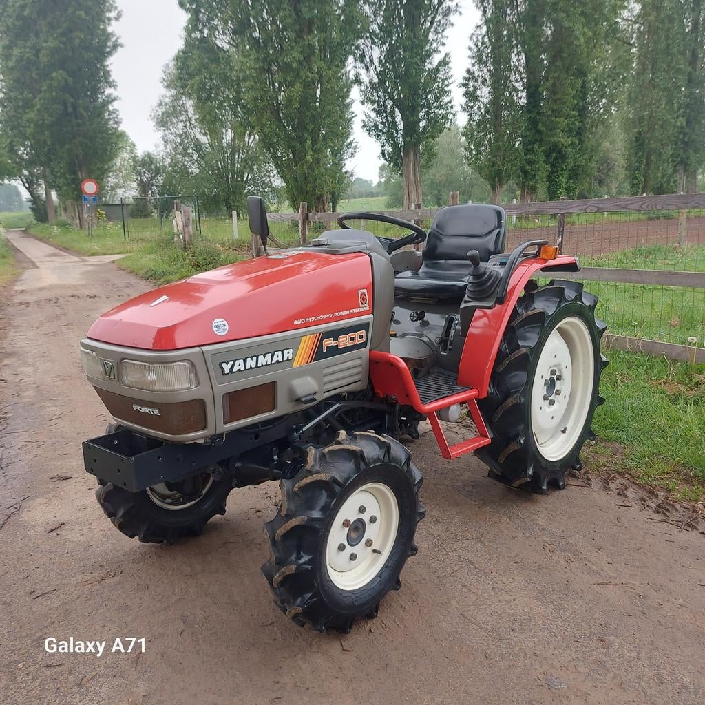 Minitractor yanmar 23pk 4x4 servo TOPPER, Zakelijke goederen, Ophalen