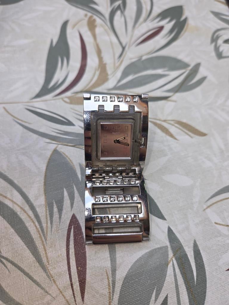 Swatch Original Square Brilliant horloge, Handtassen en Accessoires, Horloges | Heren, Ophalen, Swatch