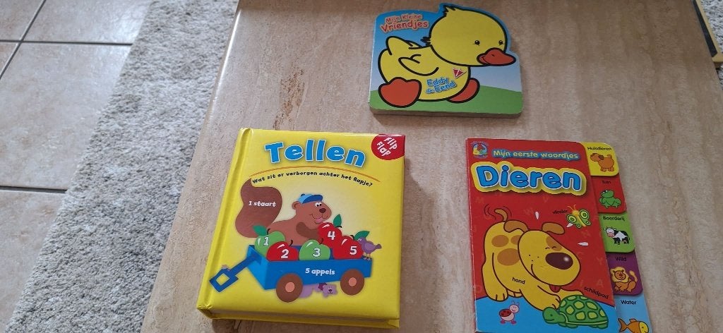 3 peuterboekjes, Boeken, Ophalen, Zo goed als nieuw