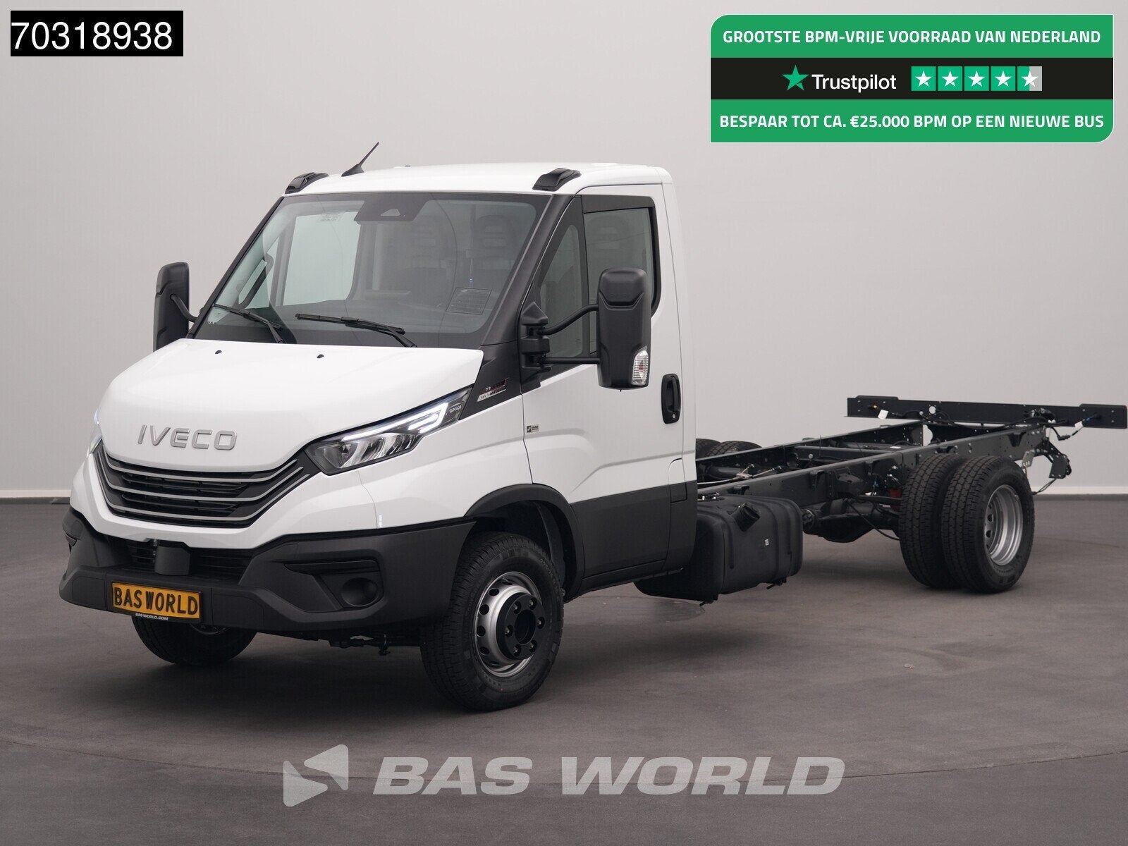 Iveco Daily 72C21 Automaat 4100wb Luchtvering CarPlay ACC LE, Autos, Neuf, Achat, Euro 6, Entreprise