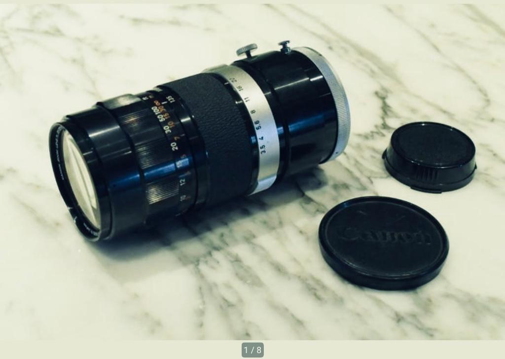 Canon 55-135mm /f3.5 FL  zoomlens, Ophalen of Verzenden, 1960 tot 1980, Lens of Lenzen