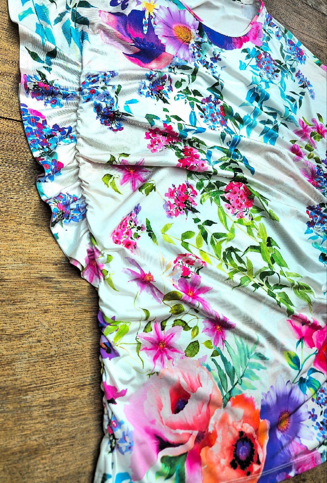 Prachtig Sandro Ferrone bloemenkleedje (Maat M), Kleding | Dames, Jurken, Zo goed als nieuw, Maat 38/40 (M), Overige kleuren, Boven de knie