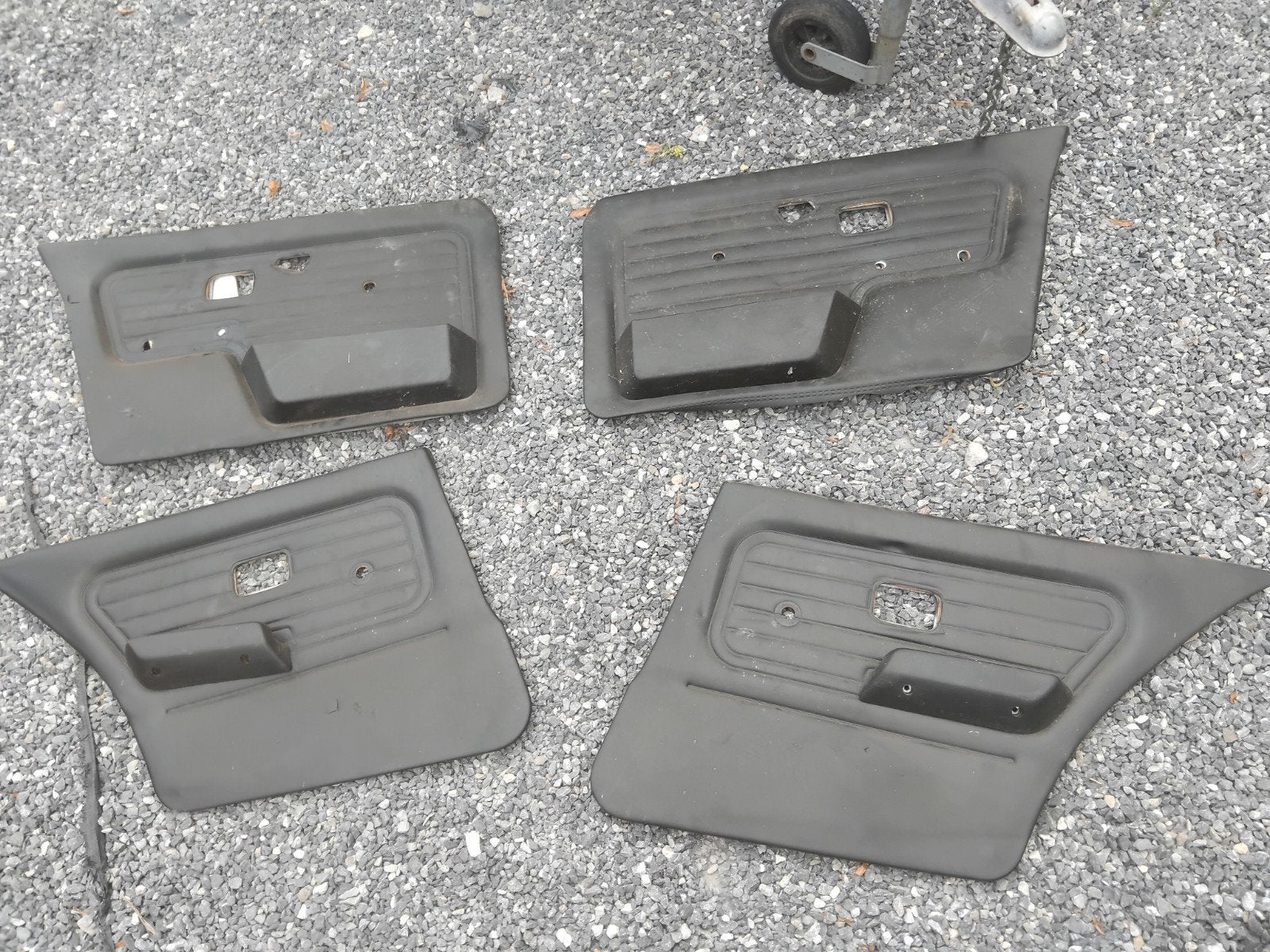 bmw e30 sedan deurpanelen zwart, Auto-onderdelen, Ophalen, BMW