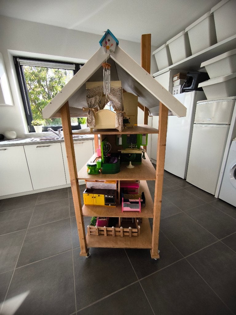 Maison de poupées ( barbies, Playmobil ou autres), Enfants & Bébés, Enlèvement, Utilisé, Maison de poupées