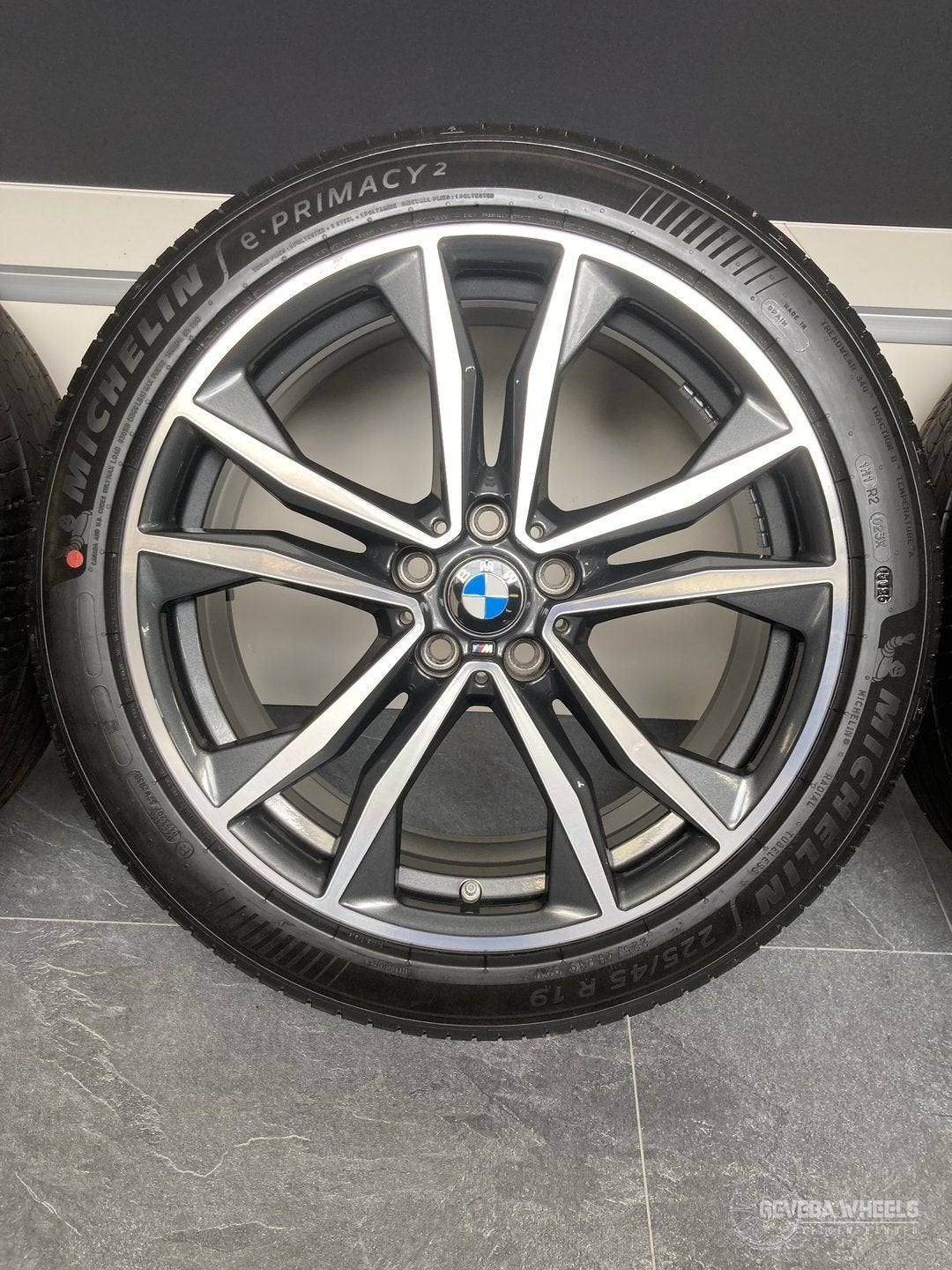 19” originele BMW X1 F48 / X2 F39 velgen + banden 715M 5x112, Auto-onderdelen, Banden en Velgen, 19 inch, Gebruikt, -, -