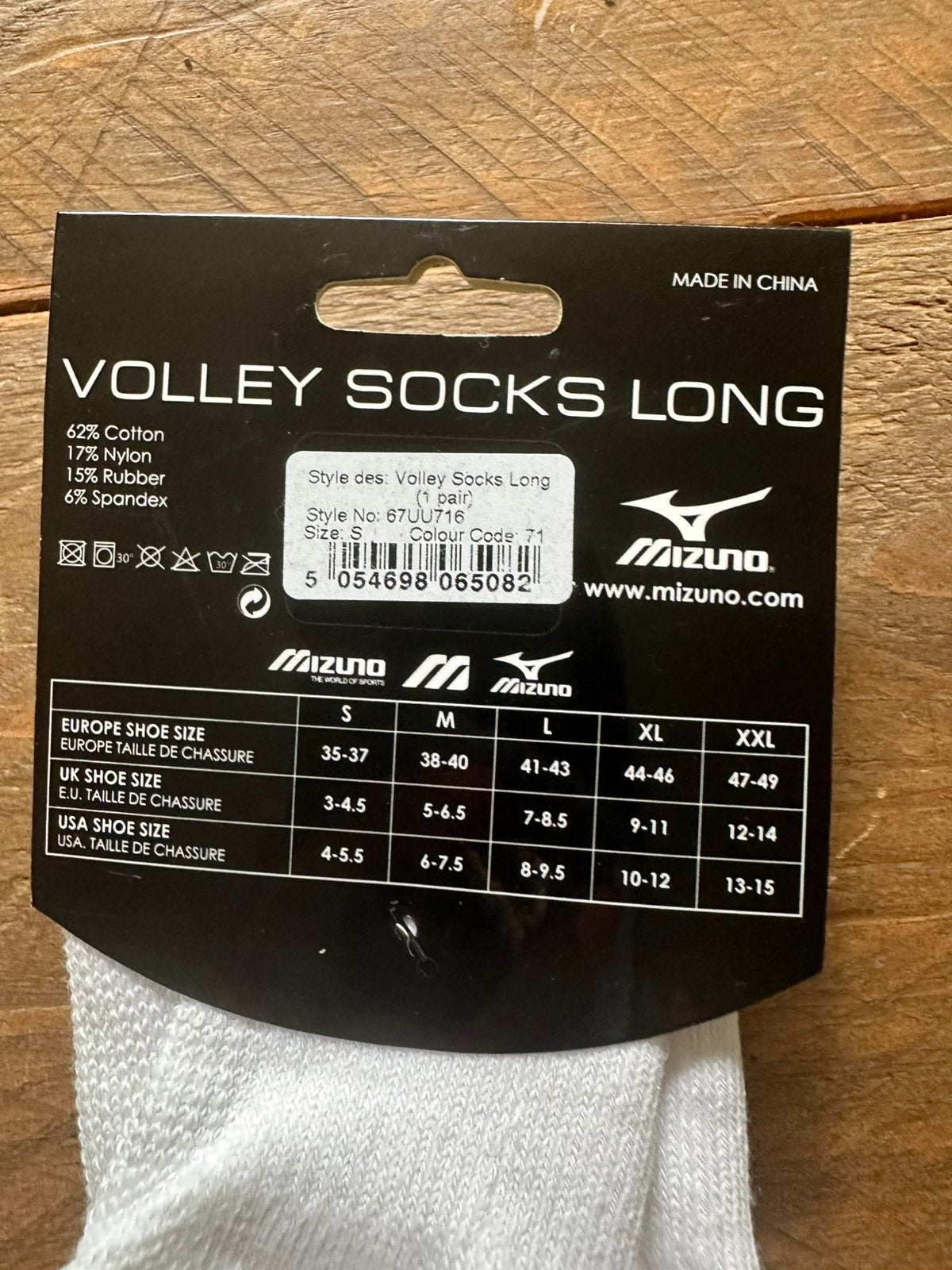 6 paar kousen Mizuno, Vêtements | Femmes, Chaussettes & Bas, Enlèvement ou Envoi, Neuf, Taille 35 à 38, Blanc
