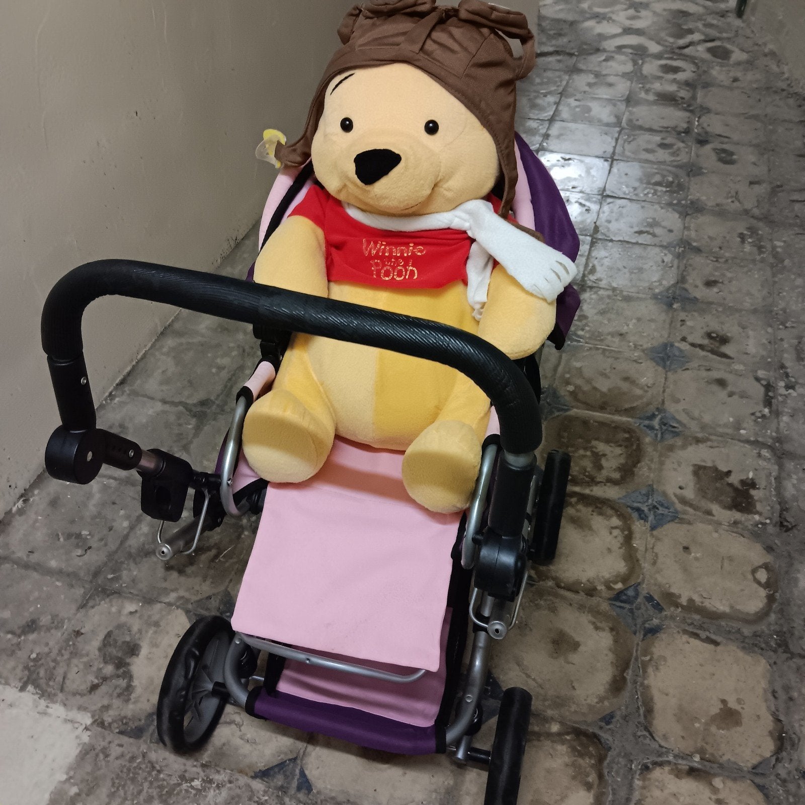Poppenwagen . Beer Winnie de Pooh, Enlèvement, Comme neuf