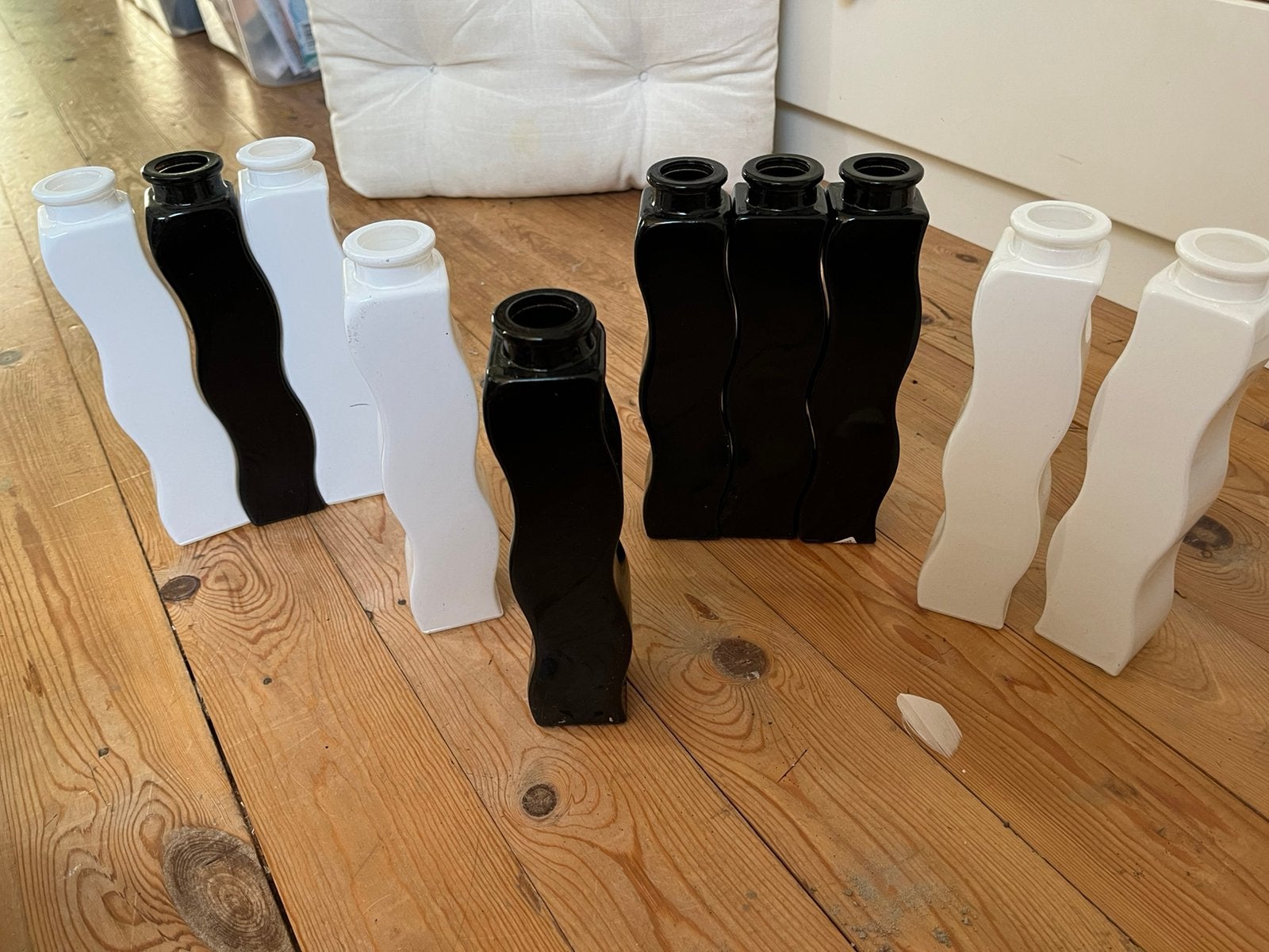 Vaasjes, Huis en Inrichting, Ophalen, 21 cm, Geschikt voor buiten, Glas