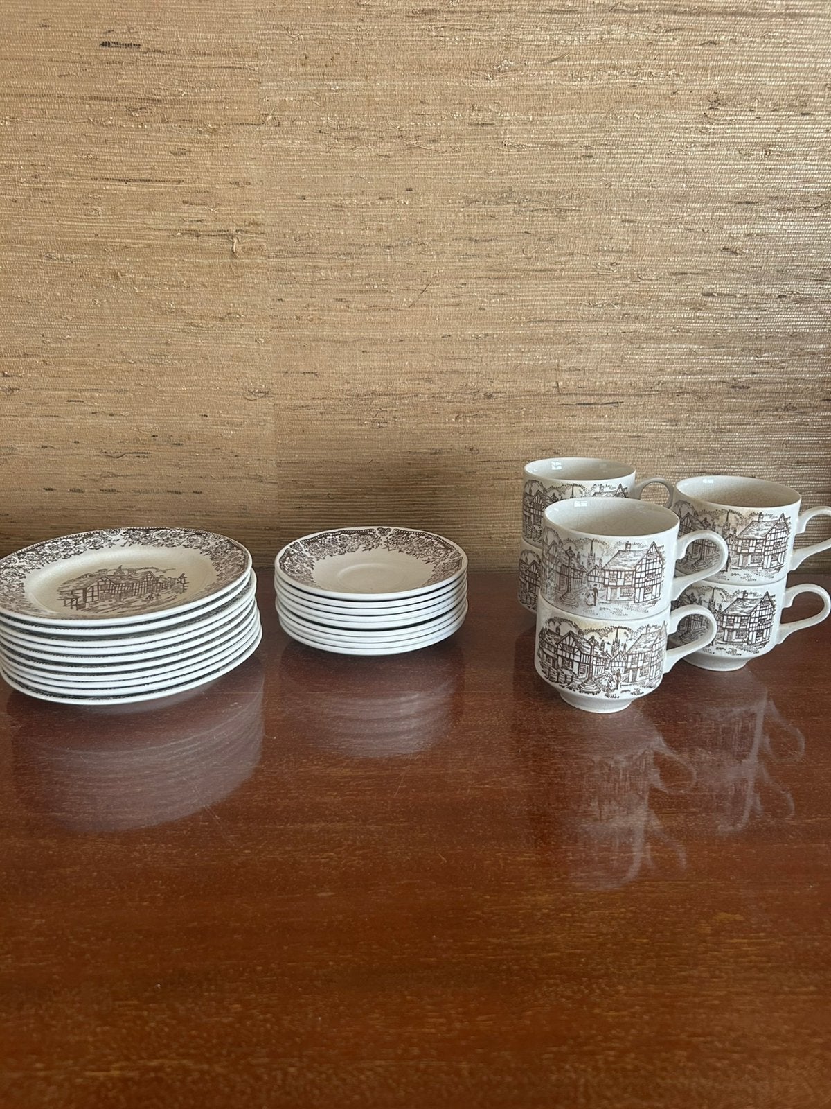 Antieke set - Tudor Village, Antiek en Kunst, Ophalen of Verzenden