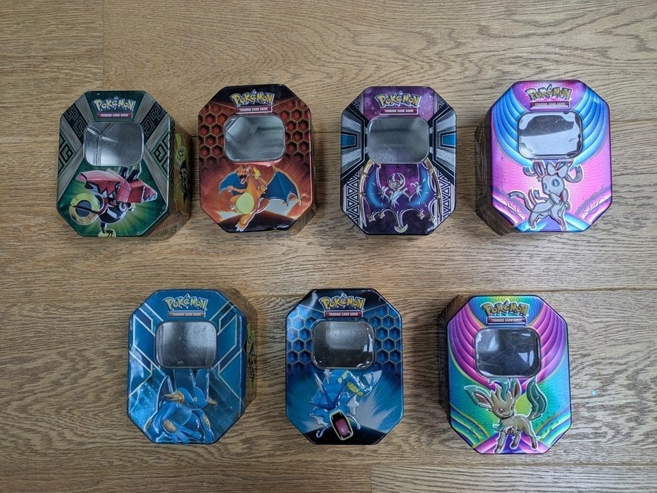 jeu - Pokémon boîtes en metal, Enlèvement, Utilisé
