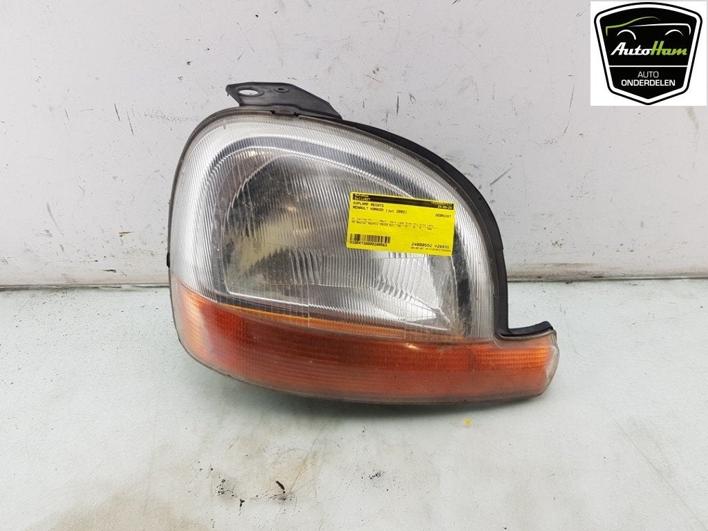 PHARE / OPTIQUE AVANT DROIT Renault Kangoo Express (FC), Utilisé, Renault