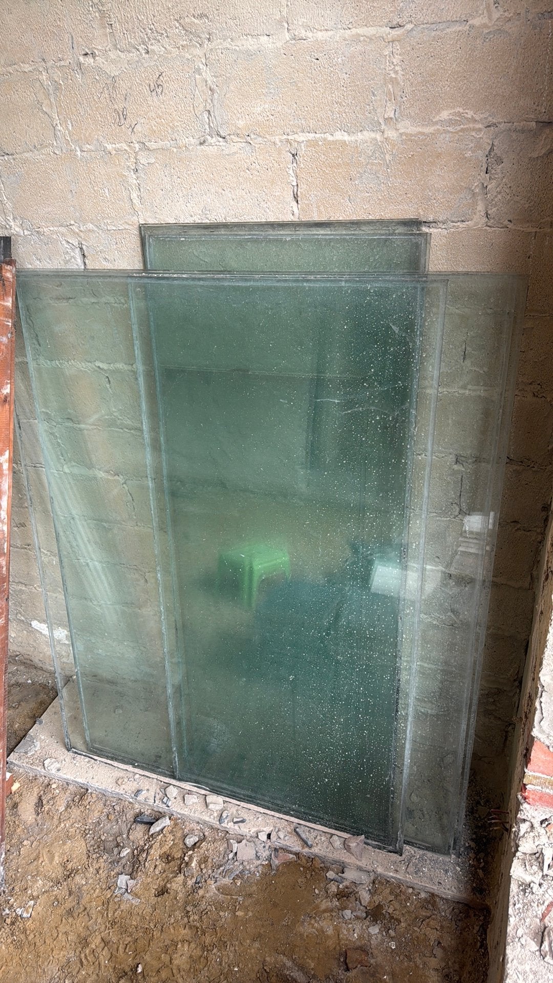 Glas, Bricolage & Construction, Vitres, Châssis & Fenêtres, Enlèvement, Utilisé, Panneau vitré