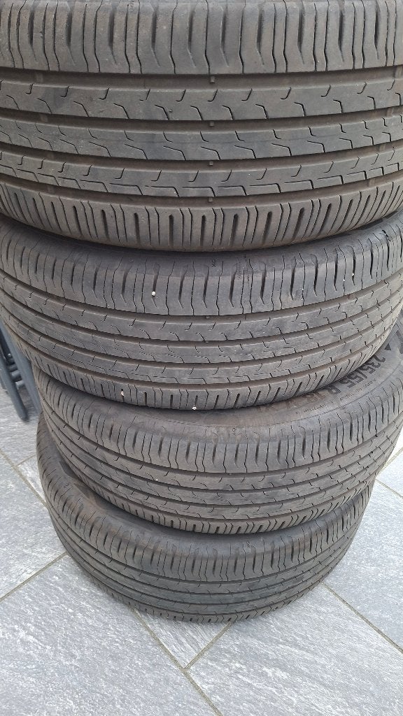 4x continental ecocontact 6 235 55 R18 zomerbanden, Auto-onderdelen, Banden en Velgen, Ophalen, 18 inch, Gebruikt, 235 mm