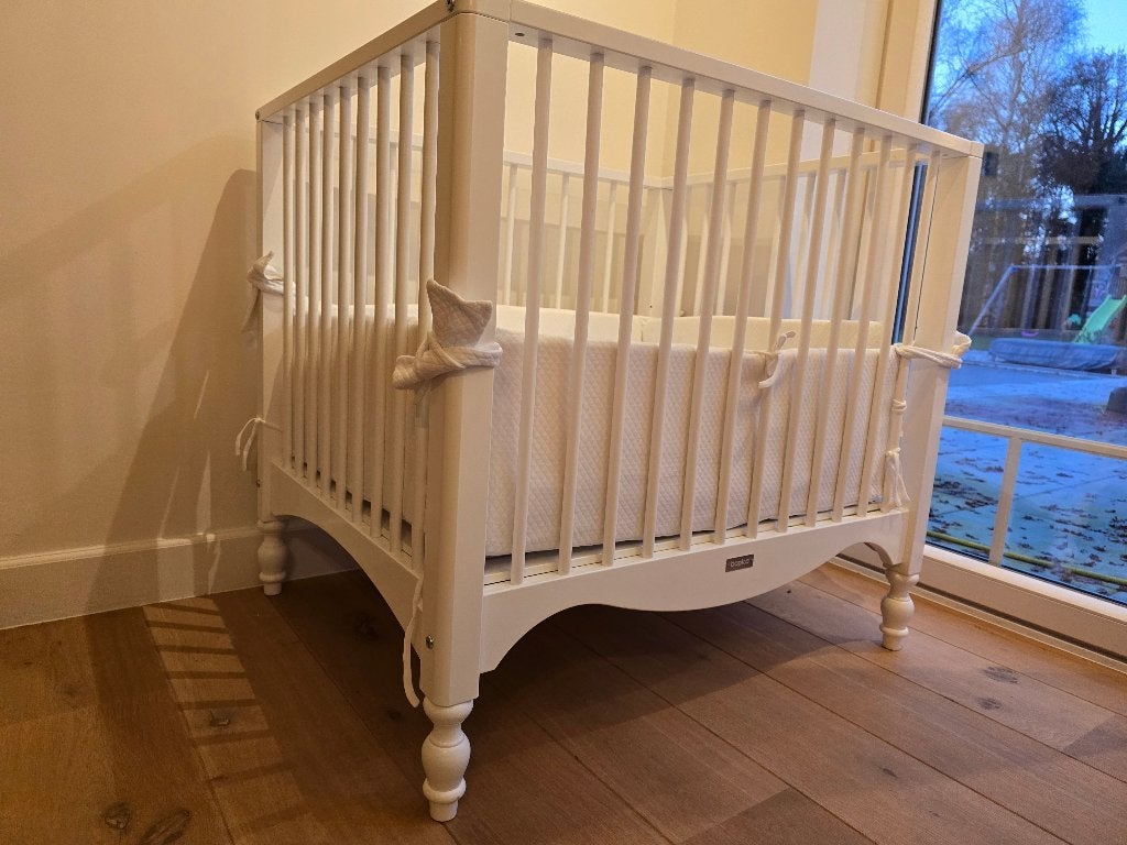 Bopita babypark Belle Wit, Kinderen en Baby's, Ophalen, Zo goed als nieuw, Rechthoekig, In hoogte verstelbaar