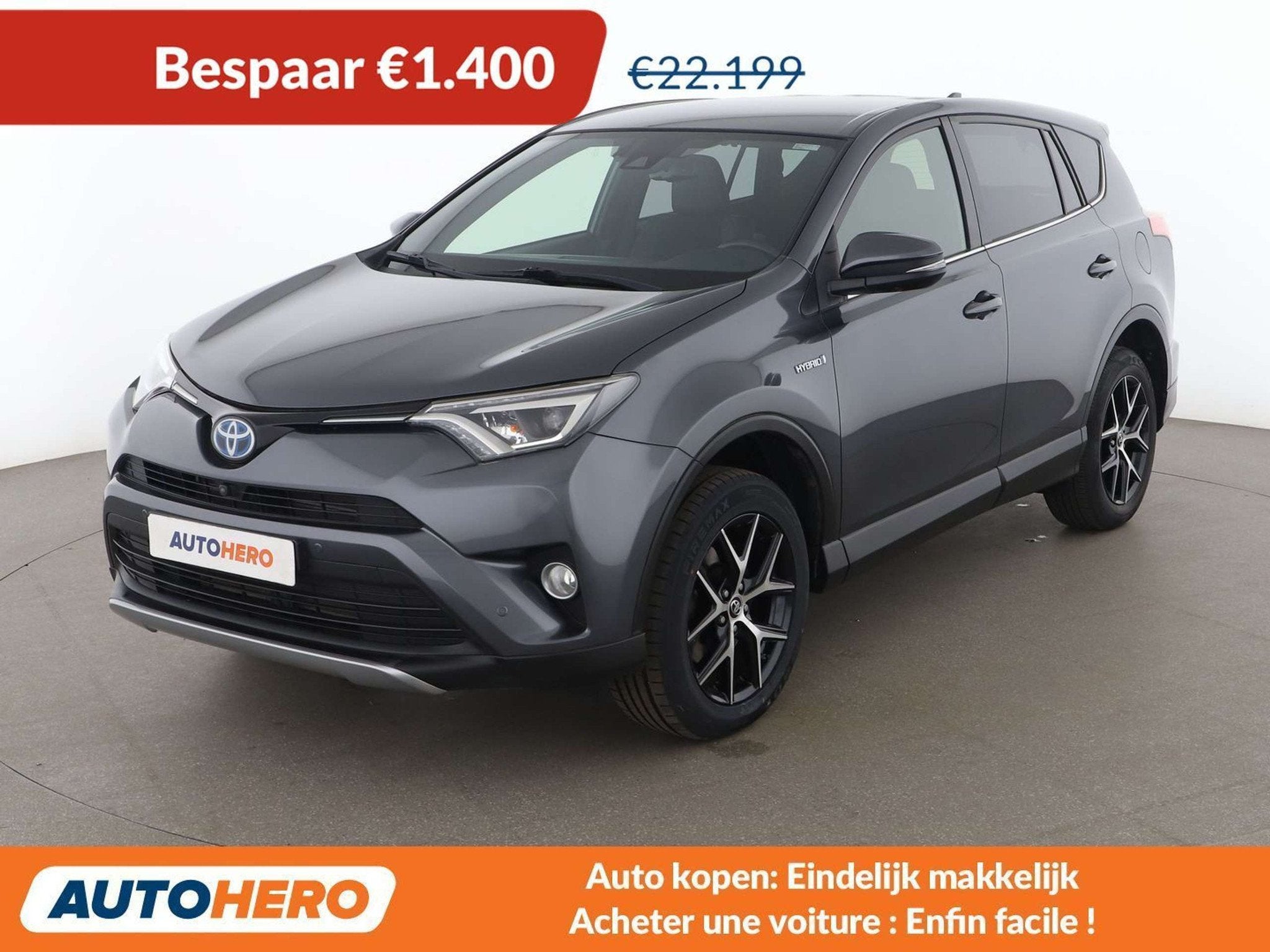 Toyota RAV4 2.5 Hybrid Active (bj 2017, automaat), Auto's, Automaat, 197 pk, 145 kW, Gebruikt