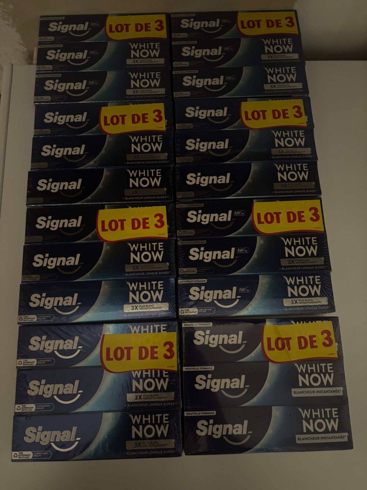 24 tubes dentifrice signal white now neuf, Enlèvement ou Envoi, Neuf, Dentifrice
