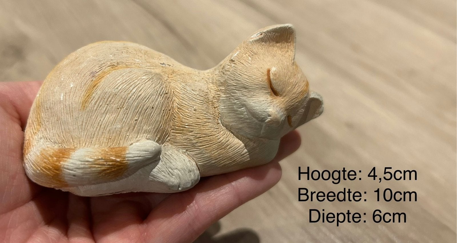 Beeldje slapende kat, Enlèvement ou Envoi, Comme neuf, Animal