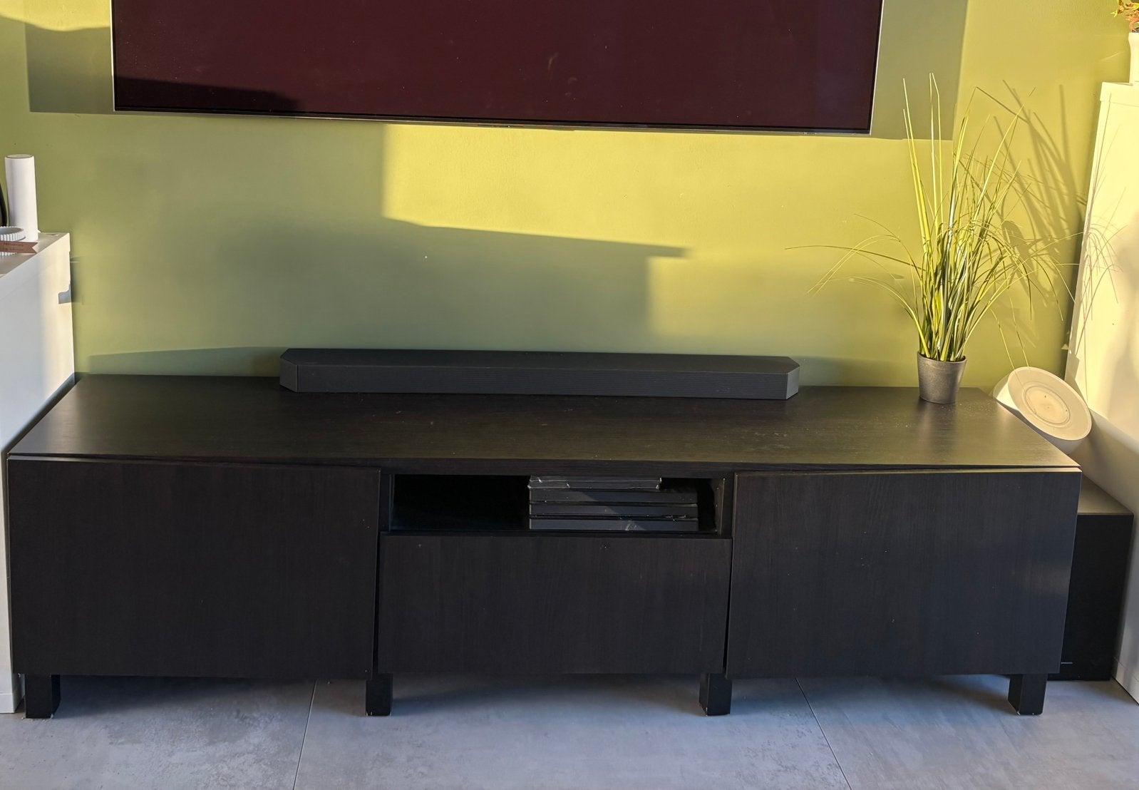 Tv meubel IKEA, Ophalen, Gebruikt, 150 tot 200 cm, Eikenhout