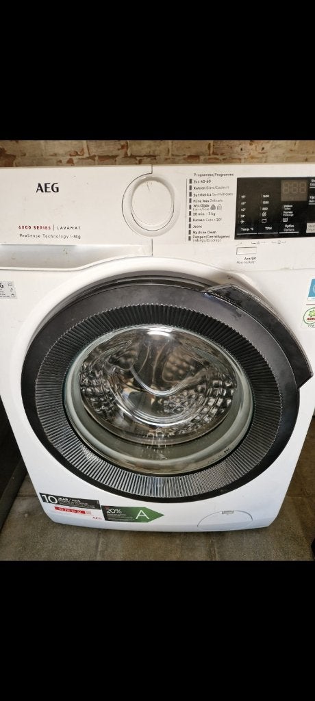 Machine à laver AEG 8kg A +++, Enlèvement, Comme neuf, Chargeur frontal