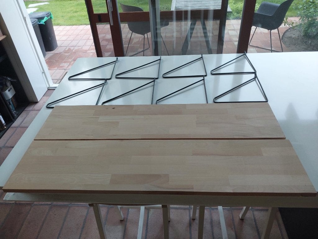 Wandplanken beuk, Ophalen, Zo goed als nieuw