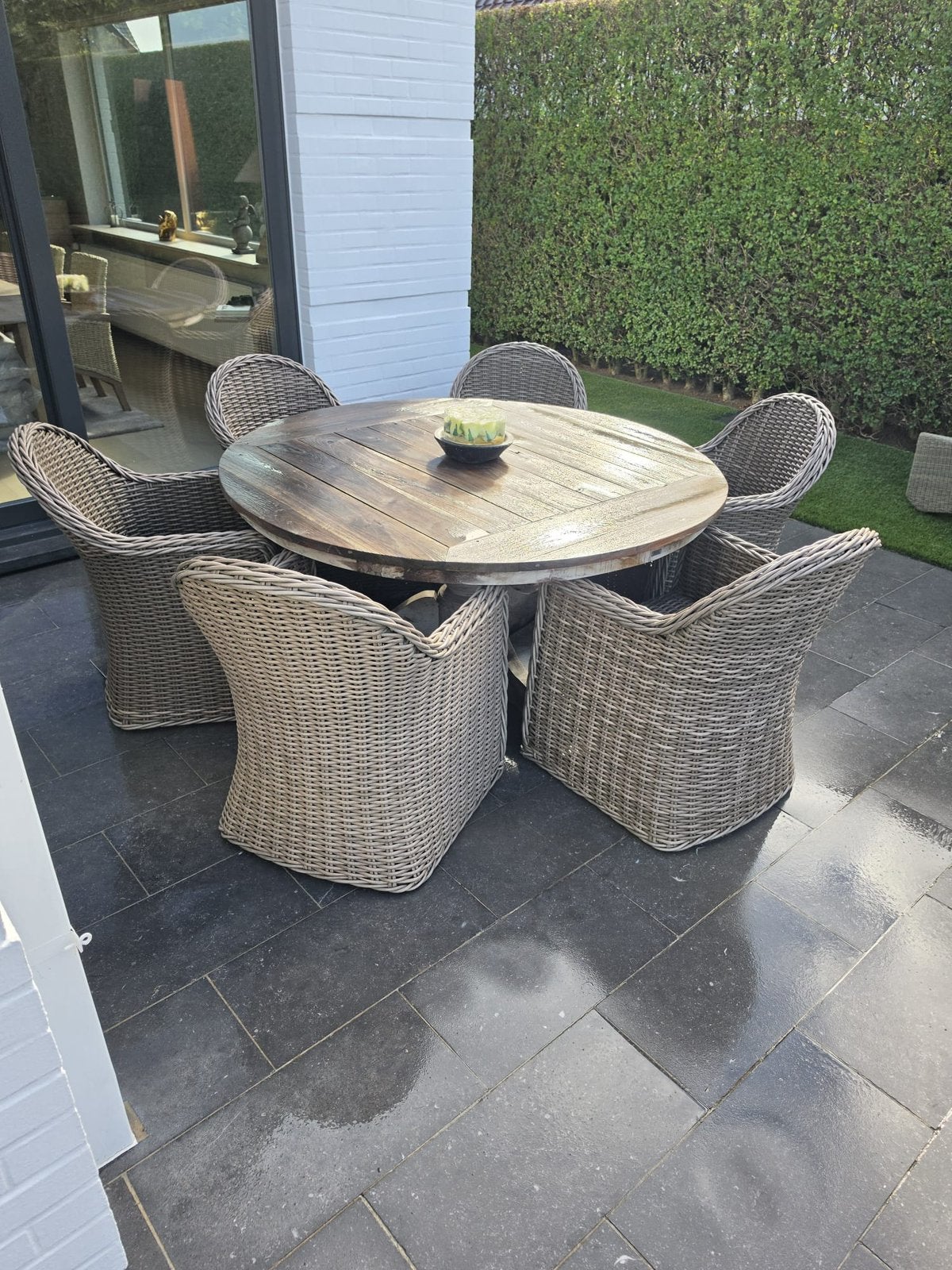 Ensemble de mobilier d'extérieur, Jardin & Terrasse, Table à dinner, Salons de jardin, Enlèvement, Utilisé