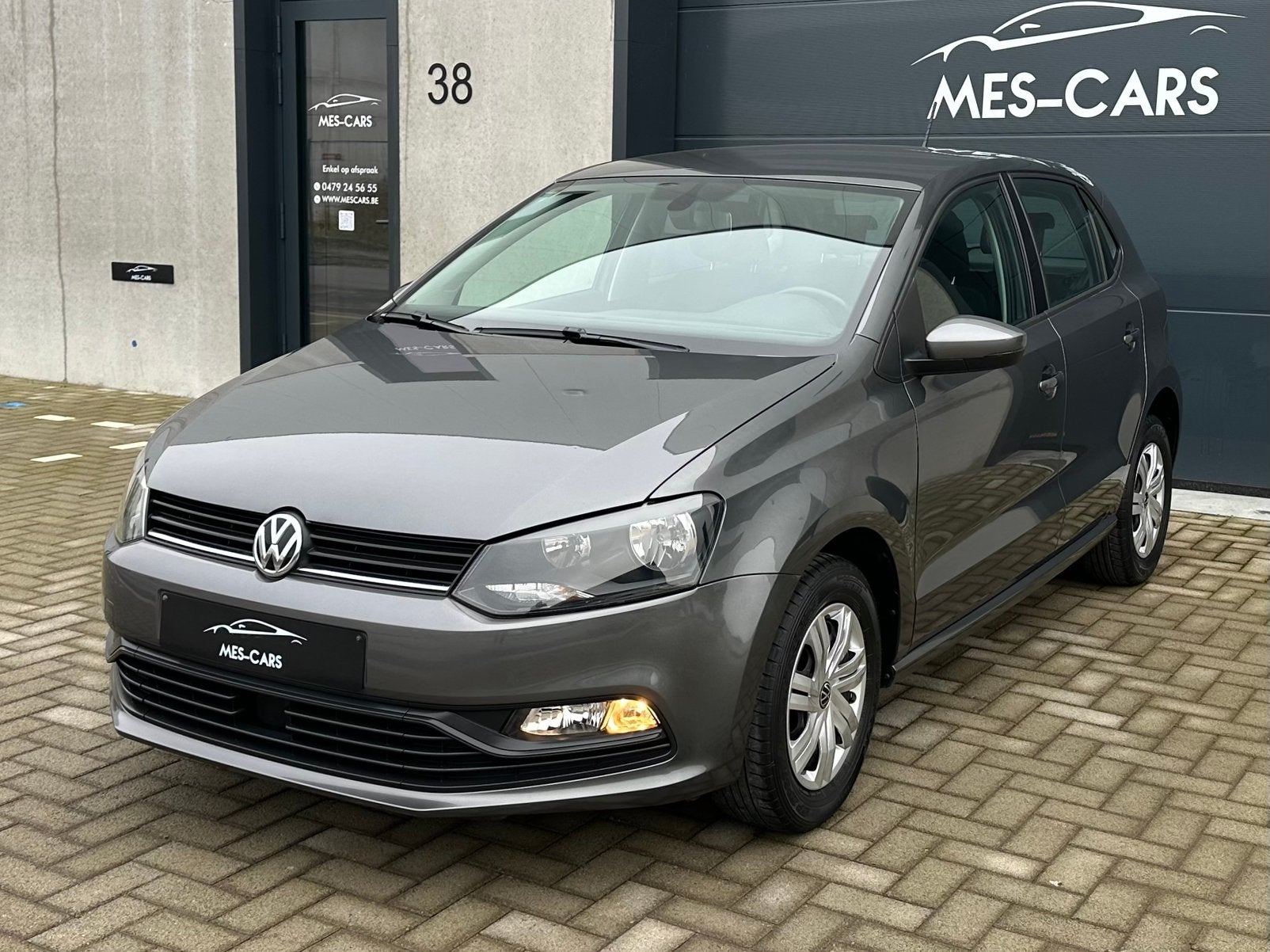 Volkswagen Polo 1.0Essence / Airco - Cruise Contrôle 2017, Autos, Argent ou Gris, Achat, Entreprise, Boîte manuelle
