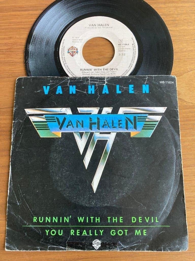 Van Halen – Runnin' With The Devil / You Really Got Me, Ophalen of Verzenden, 7 inch, Rock en Metal