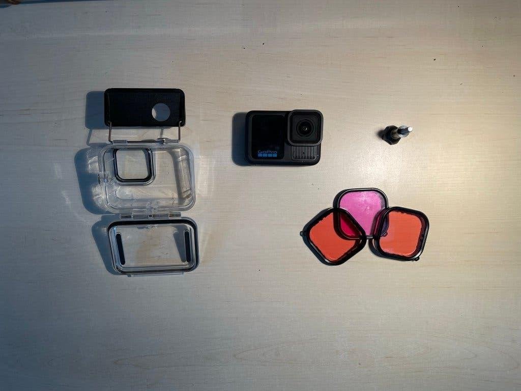 GoPro Hero 13 Black + Waterproof Case + 3x Red Light Filter, Audio, Tv en Foto, Actiecamera's, Ophalen of Verzenden, Zo goed als nieuw