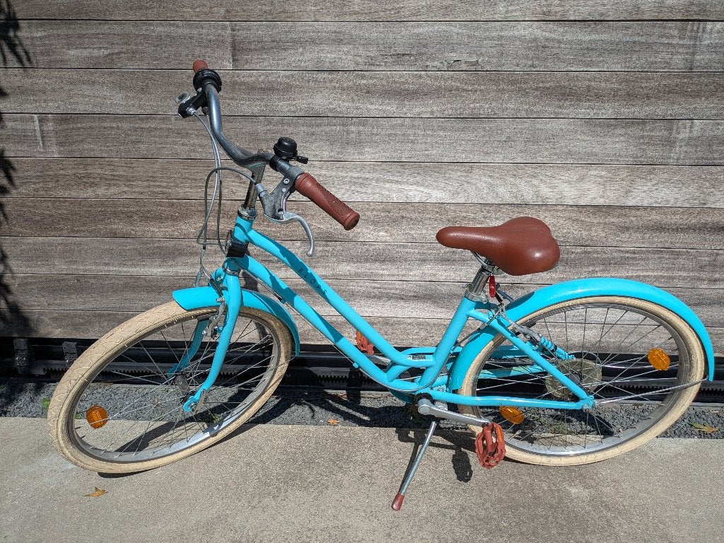 Meisjesfiets 26 inch, Gebruikt, Velgrem, Versnellingen, Ophalen