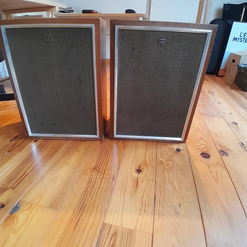 Enceintes vintage Pioneer CS-53 – Son chaud années 70 – Bois, Enlèvement