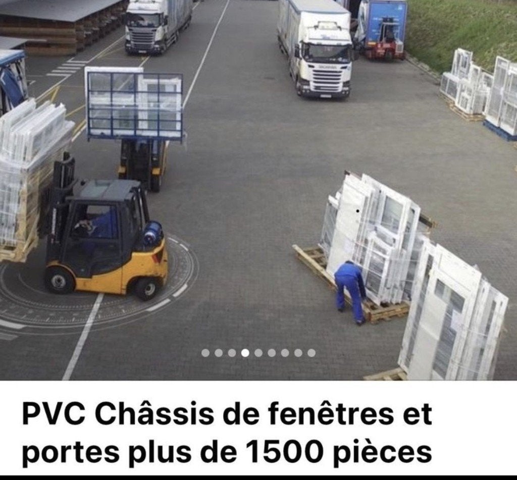 Déstockage de châssis et portes pvc grand stock disponible, Enlèvement, Neuf, Double vitrage