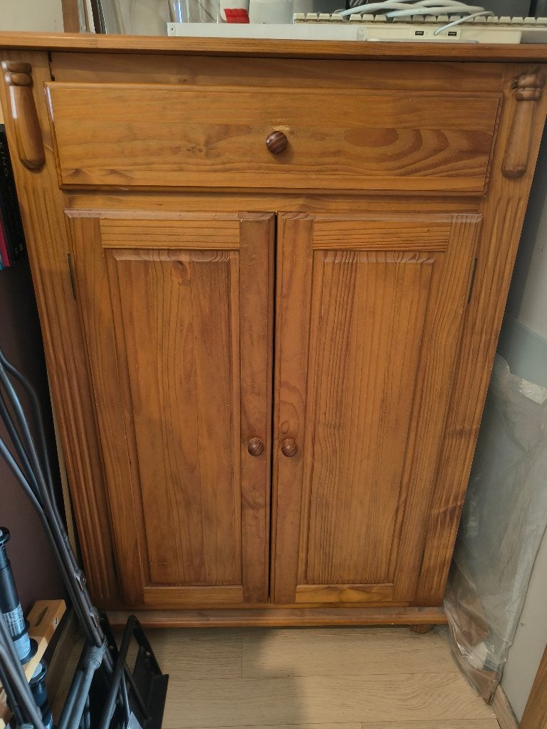 Armoires en pin et buffet, Enlèvement, Utilisé, Pin, 100 à 150 cm