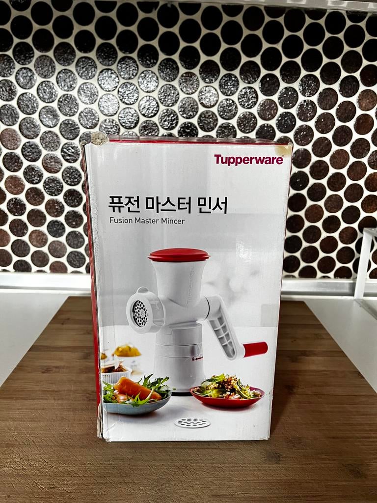 Tupperware fusion master mincer, Ophalen, Zo goed als nieuw