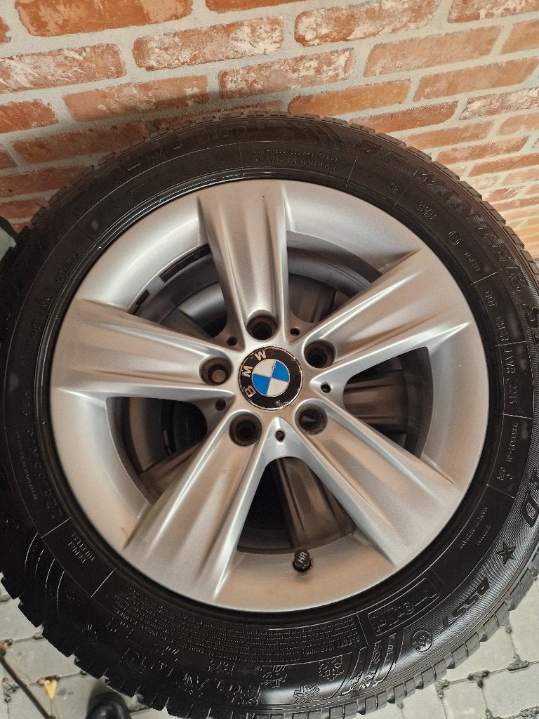 Set velgen met winterbanden 16" BMW of andere, Ophalen, Gebruikt, Velg(en), 16 inch