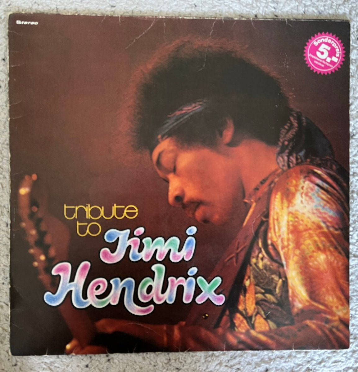 Lp Tribute to Jimi Hendrix, Ophalen of Verzenden, Gebruikt