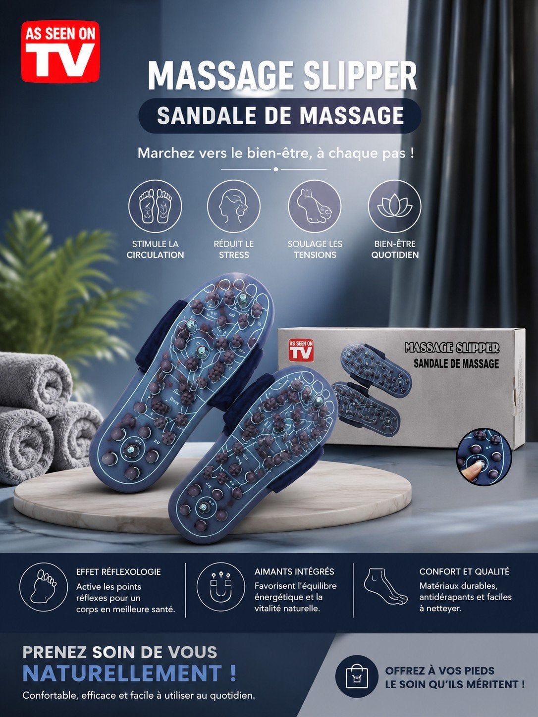 Sandales de Massage – Confort & Relaxation | Vente en Gros, Enlèvement ou Envoi, Neuf