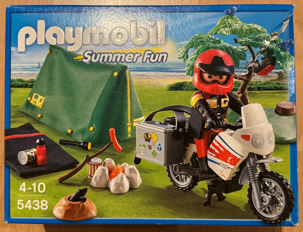 Moto avec tente (5438), Enfants & Bébés, Enlèvement ou Envoi, Comme neuf, Ensemble complet
