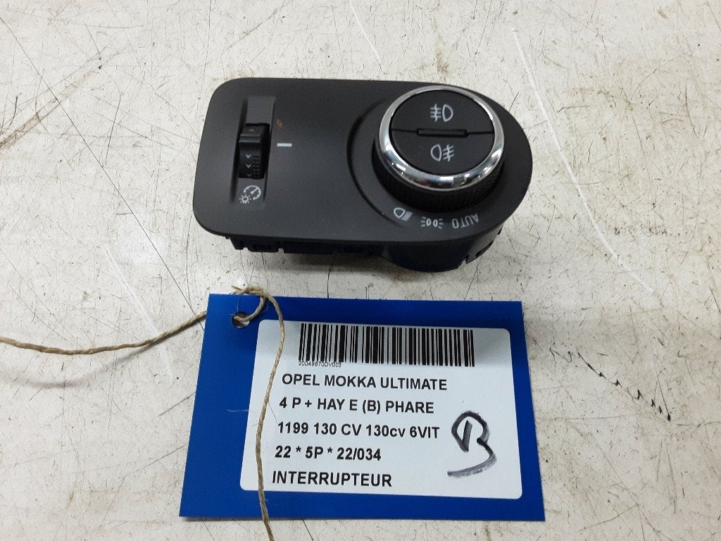 COMMUTATEUR Opel Mokka (01-2020/-) (39O50760), Utilisé, Opel