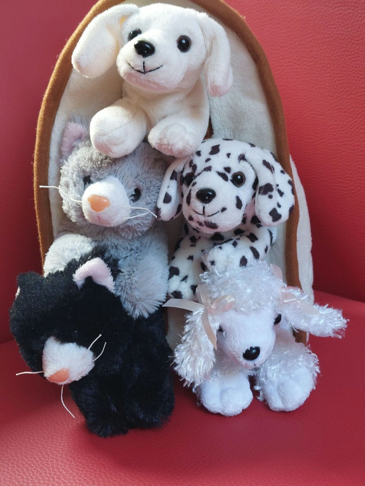 pluche honden en katten hokje, Ophalen, Overige merken, Hond, Zo goed als nieuw