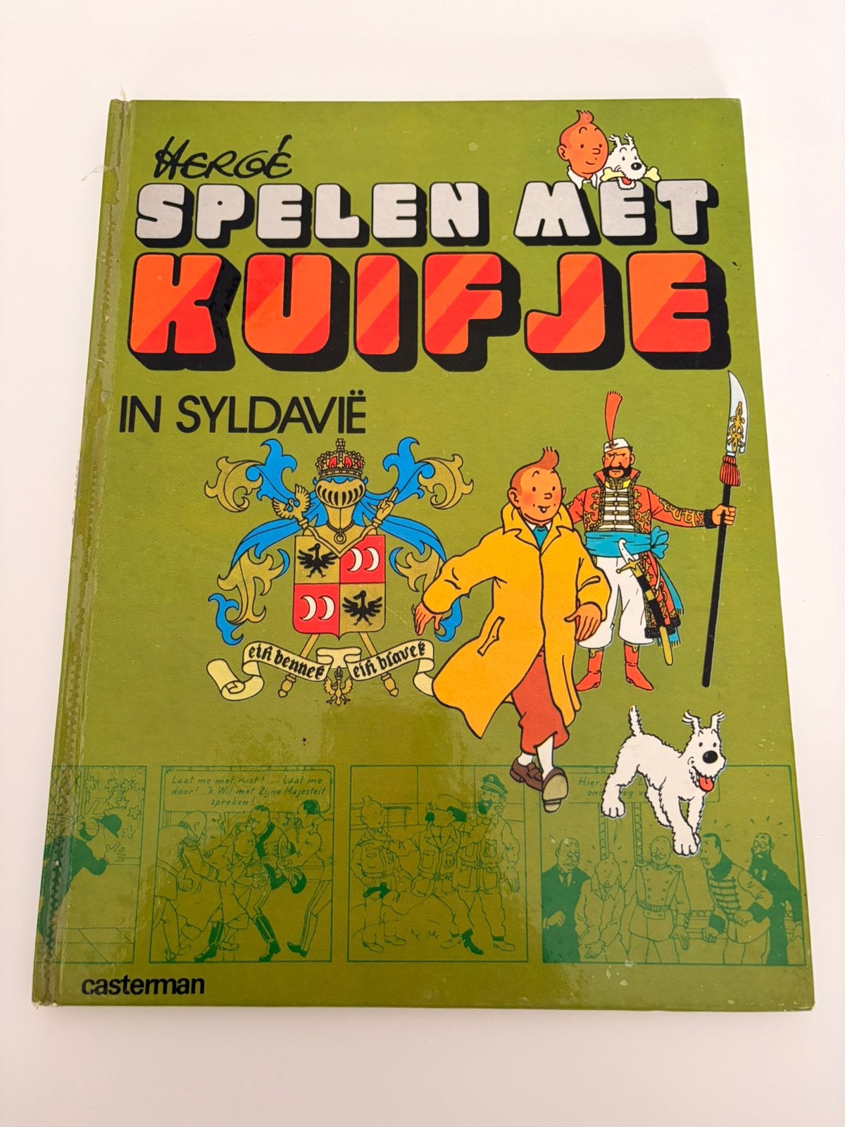 Kuifje eerste druk 1974 – Spelen met Kuifje in Syldavië, Boeken, Ophalen of Verzenden, Gelezen
