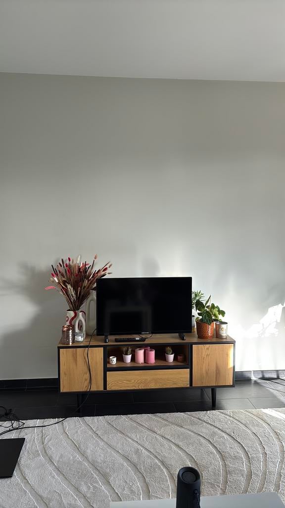 Tv meubel Jysk, Ophalen, 100 tot 150 cm, Zo goed als nieuw, Minder dan 100 cm
