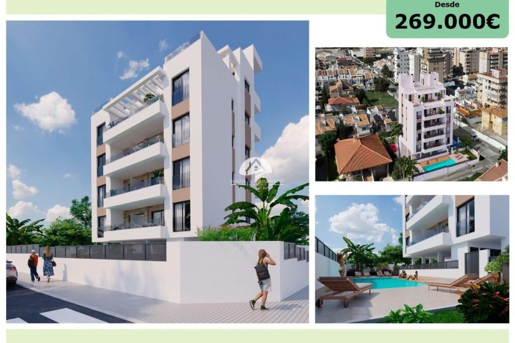 Nieuwbouw appartementen in Nueva Torrevieja., Torrevieja, Spanje, 2 kamers, Stad