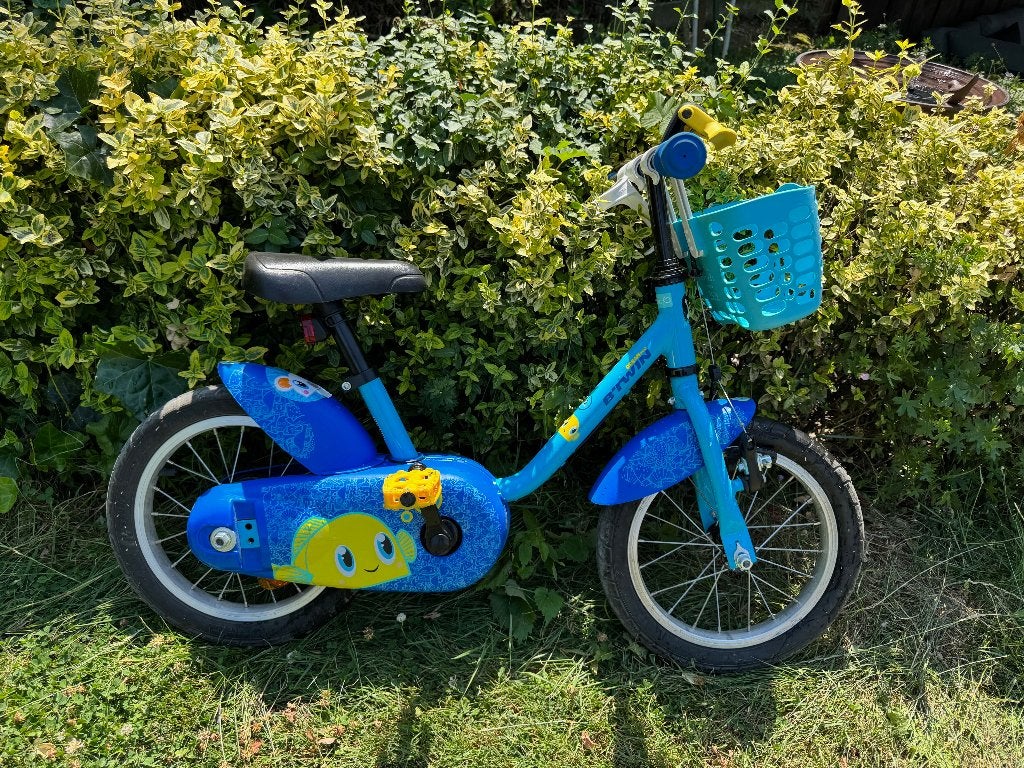 Kinderfiets 14inch, Fietsen en Brommers, Ophalen, Gebruikt, Velgrem, Minder dan 16 inch