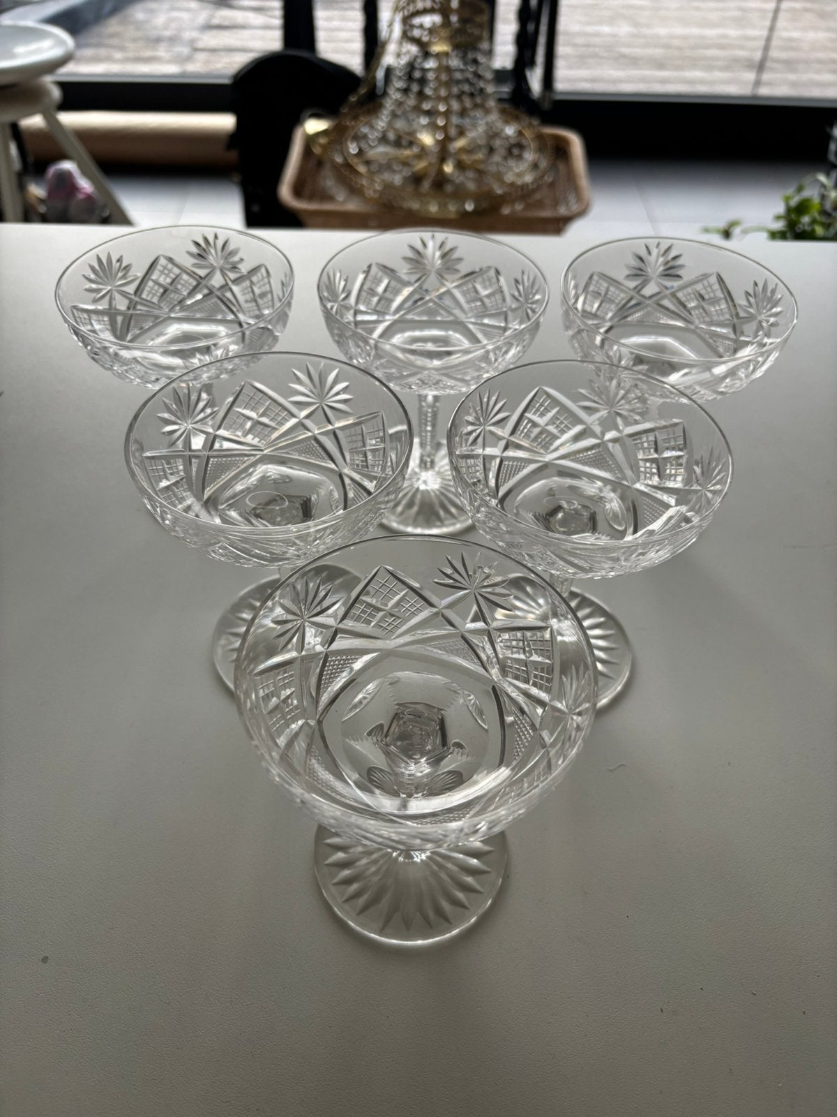 Rares verres en cristal Val Saint Lambert Parfait état, Antiquités & Art, Enlèvement