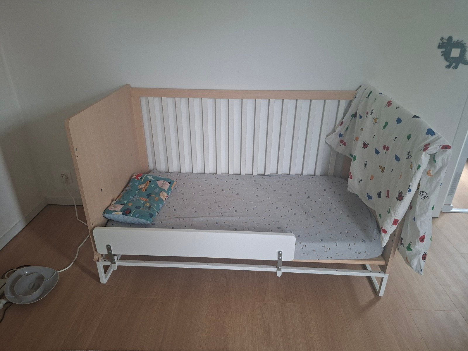 kinderbedje 140 x 70 cm, Matelas, 70 à 85 cm, Enlèvement, Utilisé