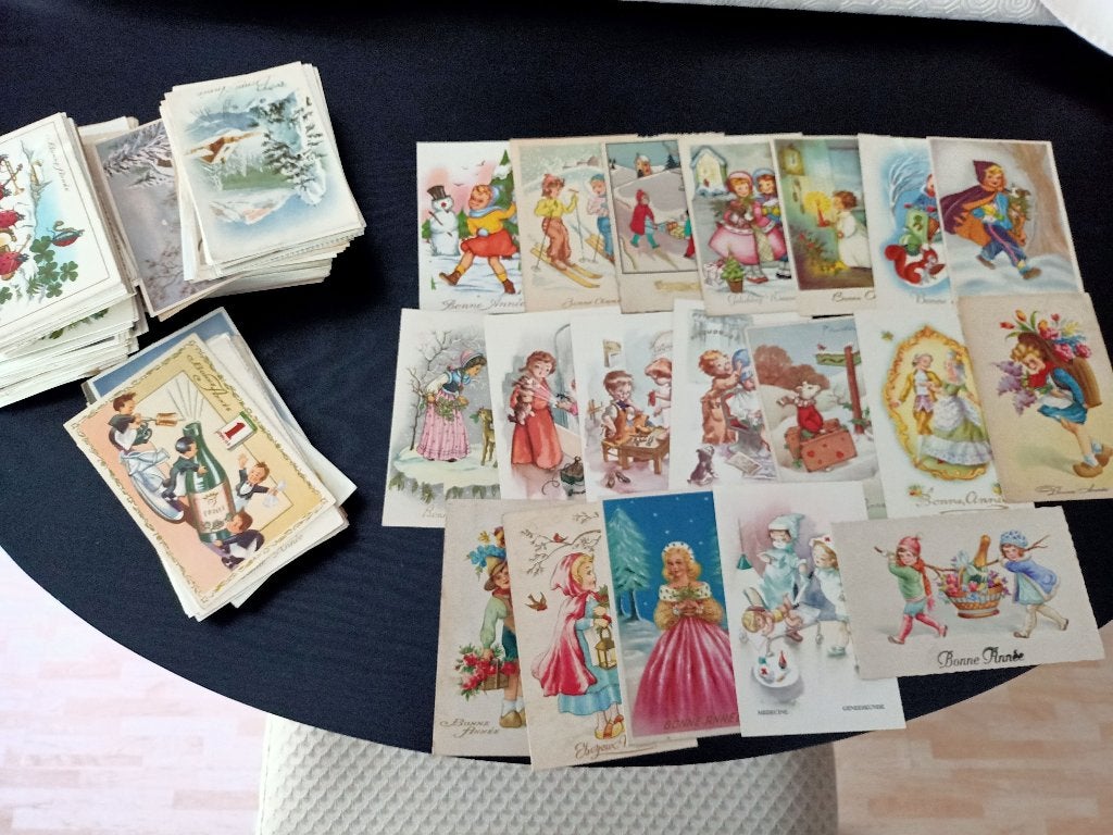 +/- 325 fantasie jaren 50 - 60, Collections, Cartes postales | Thème, Enlèvement ou Envoi