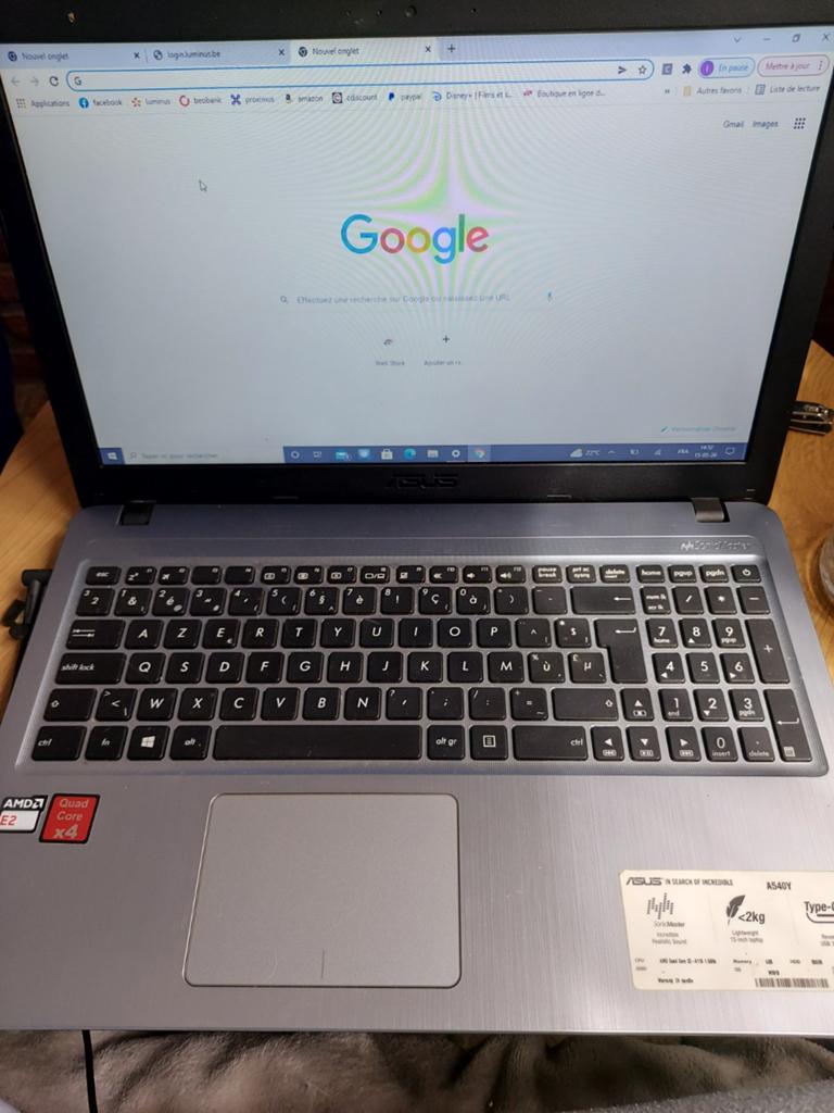 Pc Asus, Informatique & Logiciels, Ordinateurs portables Windows, Enlèvement