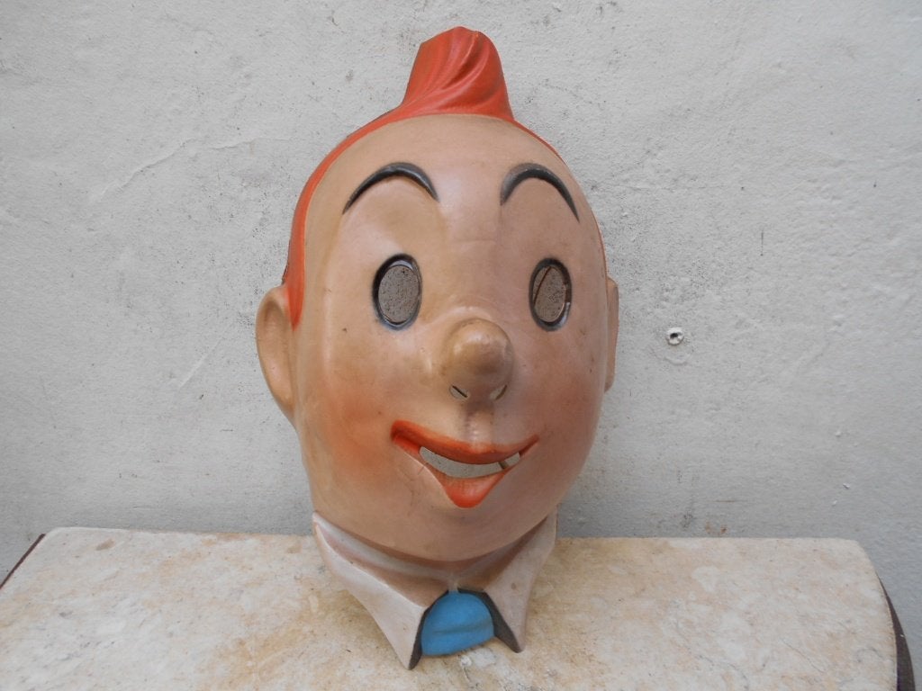 masker  KUIFJE  TIN TIN  sixties, Ophalen of Verzenden, Kuifje