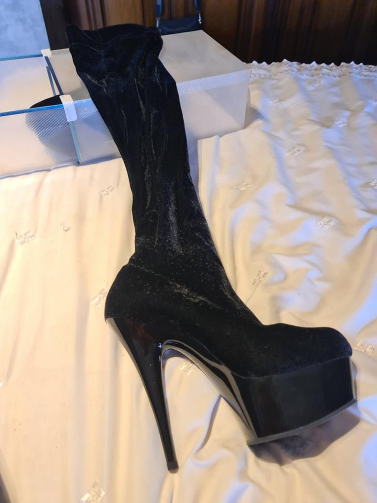 Hoge laarzen, Kleding | Dames, Ophalen, Zwart, Hoge laarzen